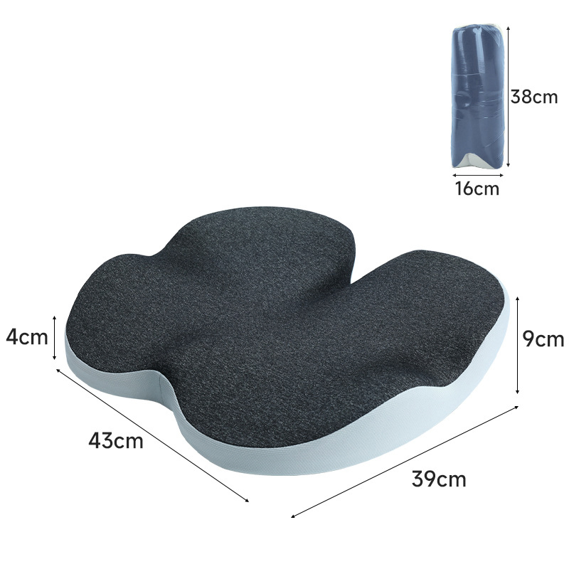 Wholesale Non-Slip Orthopedic Memory Foam Seat Cushion - Office Car Multi-Use Pressure Relief Pad