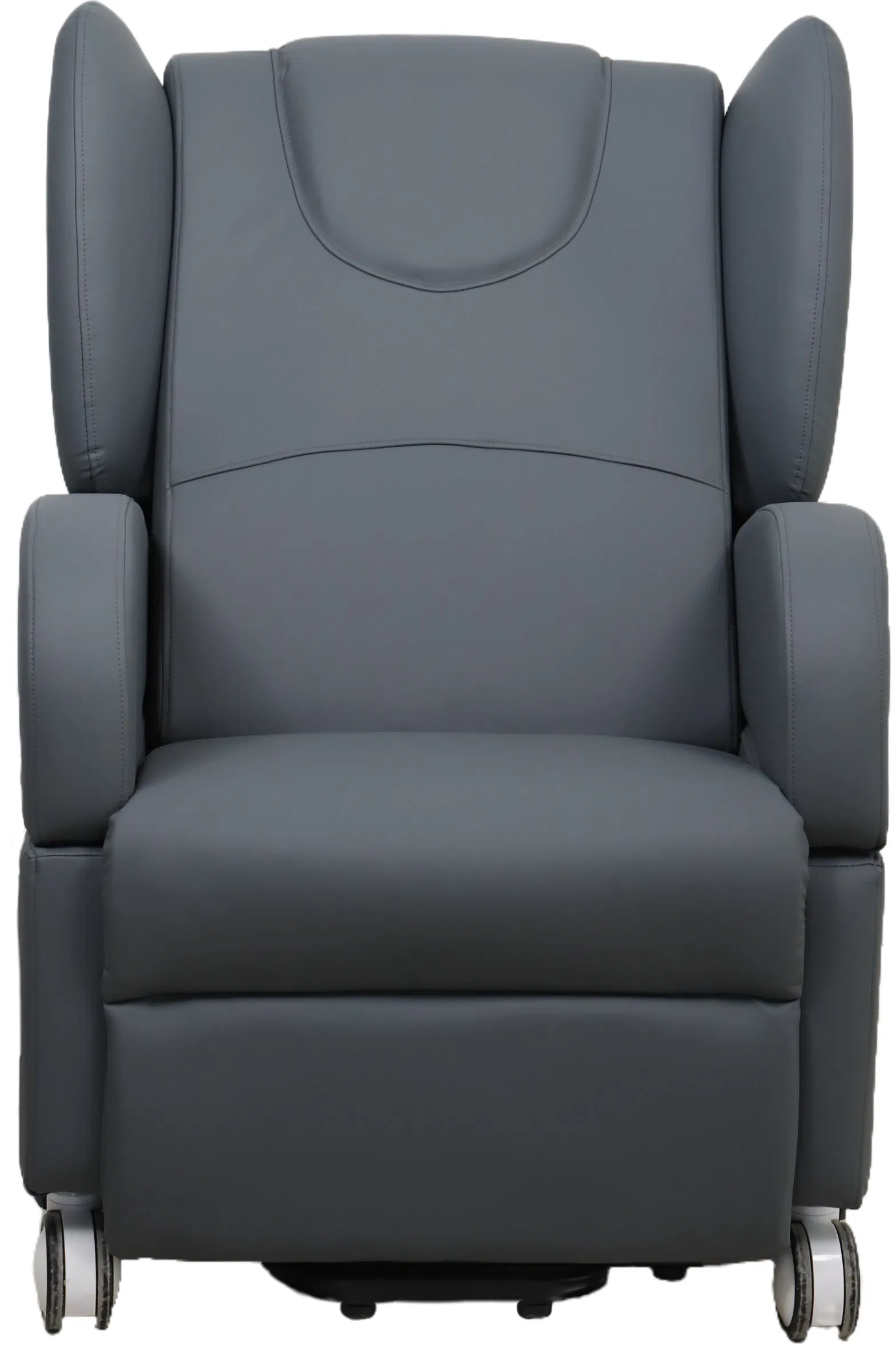 Electric Lift Recliner Chair with Four Wheels Dual Motors Relax Sofa Vibration Massage Heating