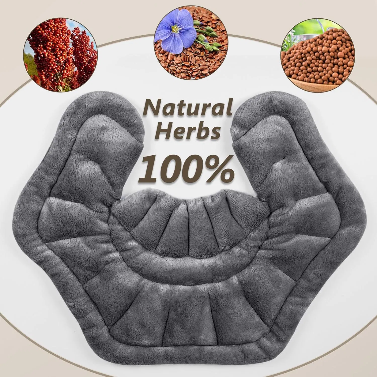 Microwavable Heated Neck Wrap for Ultimate Pain Relief