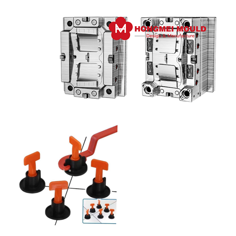 Tile Leveler Wedge Mould Tile Joint Leveling and Positioning Tool Custom Injection Mold