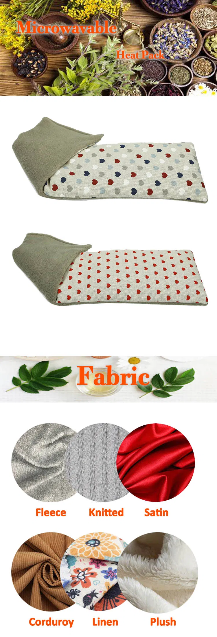 Microwave Neck Wrap Detail