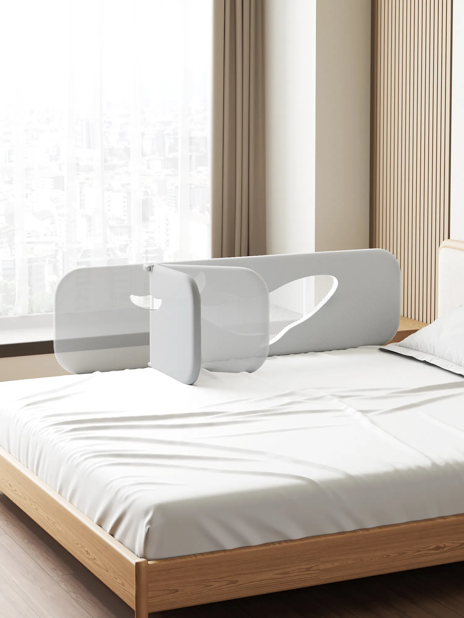 Adjustable Travel-Friendly Bed Rail for Infants and Toddlers