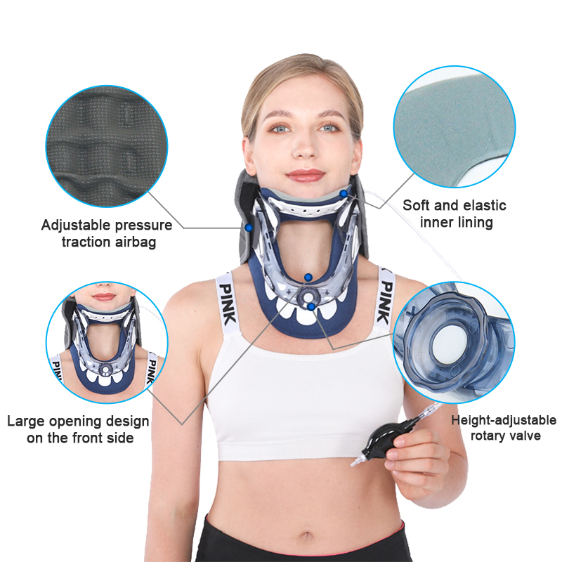 Cervical Traction Device Used for Cervical Spine Correction and Rehabilitation