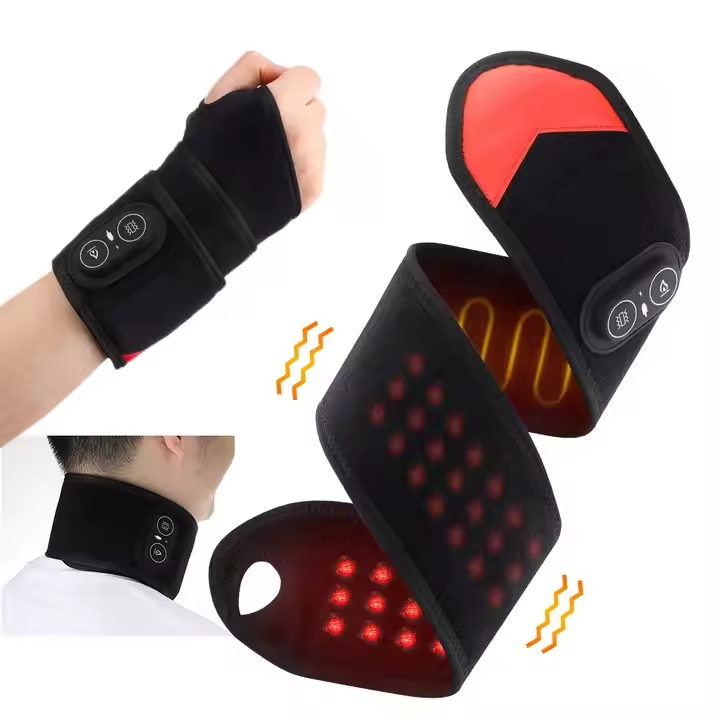Self-Heating Wrist Band Magnetic Therapy Support Brace Wrap Heated Hand Warmer Compression Pain Relief Belt