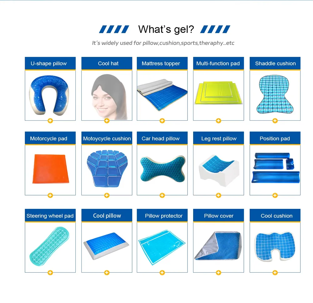 Cool Gel Pad Neck Massage Pillow