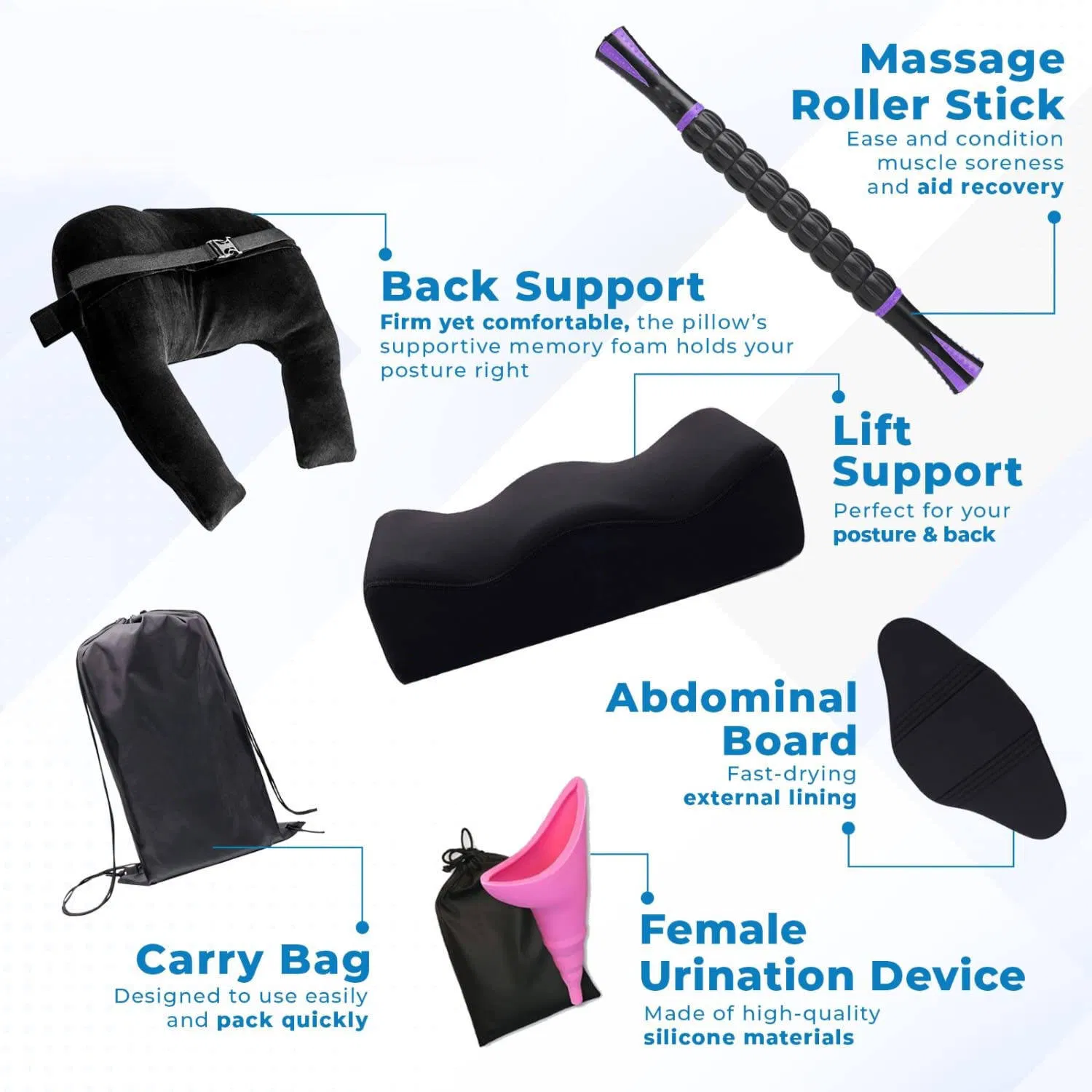 Post Surgical Back Support Memory Foam Butt Lift Recovery Bbl Pillow Surgery Recovery Booty Support Bbl Pillow Set