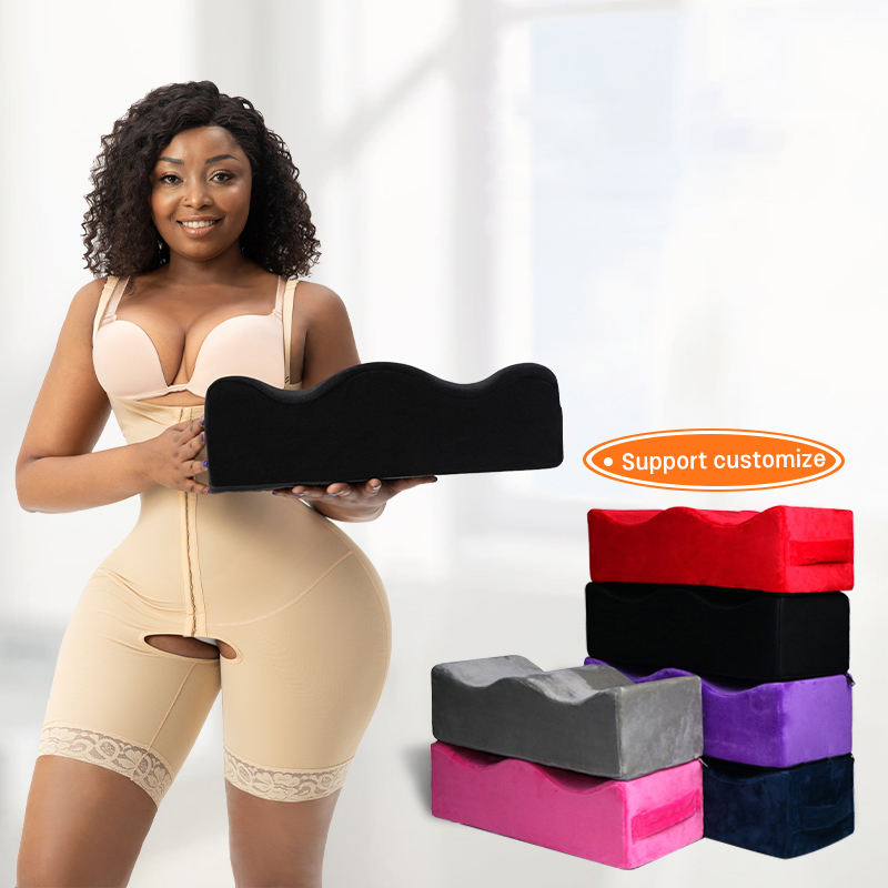 Wholesale Post Op Recovery Booty Support Pink Bbl-Pillow Peach After Surgery Memory Foam Bbl Pillow Set for Butt