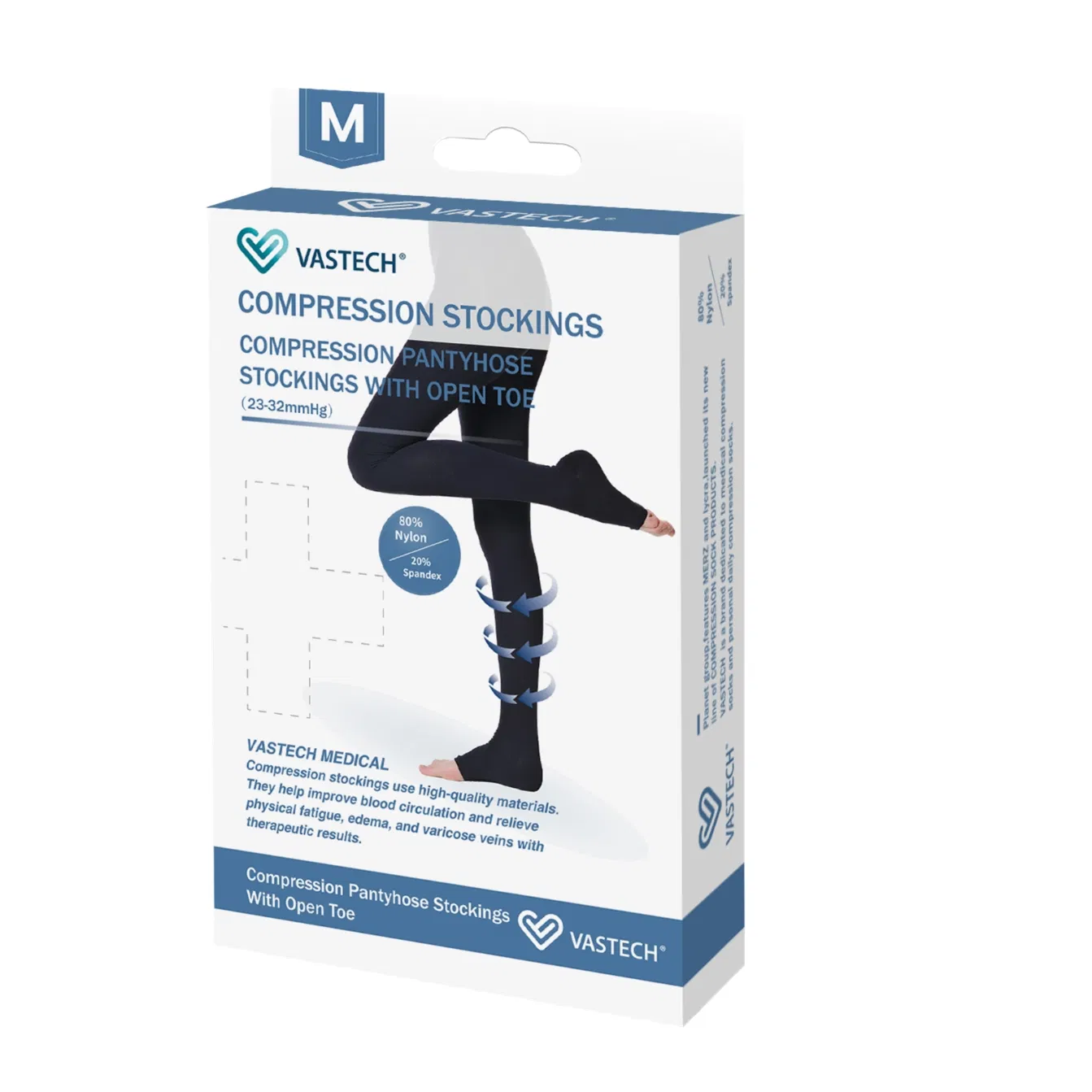 Unisex Standard Medical Tights Pantyhose Graduated 23-32mmhg Compression Stockings