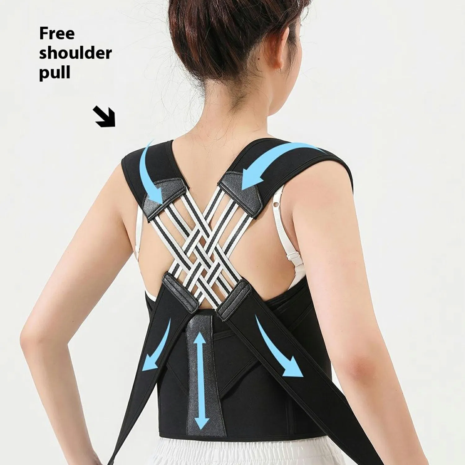 Ab149 Adjustable Back Posture Corrector Brace for Men and Women – Improve Posture, Relieve Back Pain, and Support Spinal Alignment