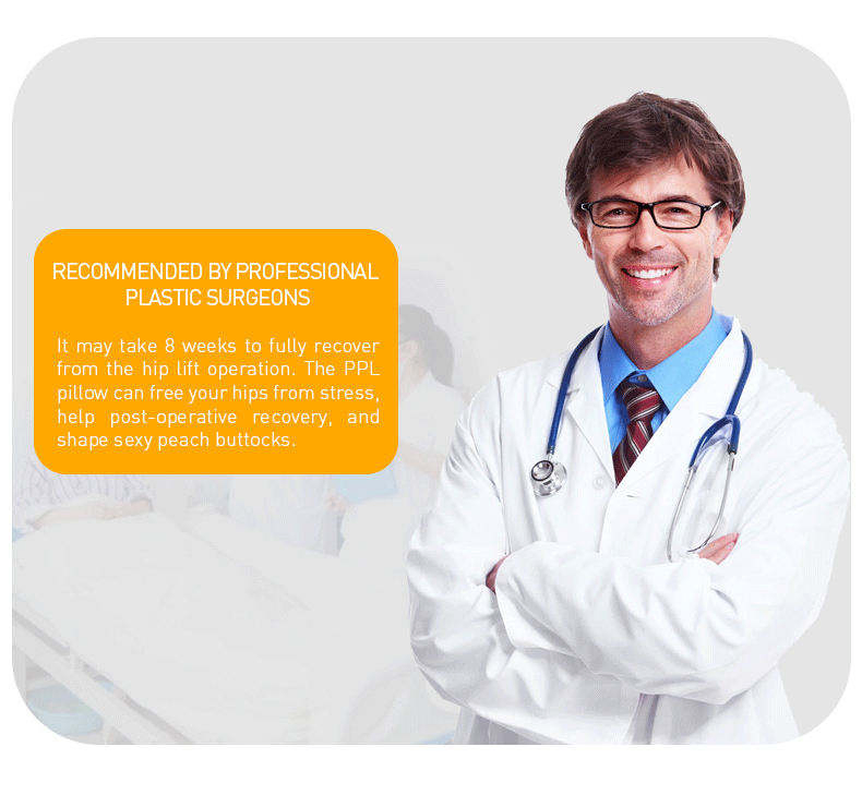 Custom Logo Women Post Surgery Op Recovery Portable Comfortable Memory Foam Booty Support Sleep Bbl Pillow