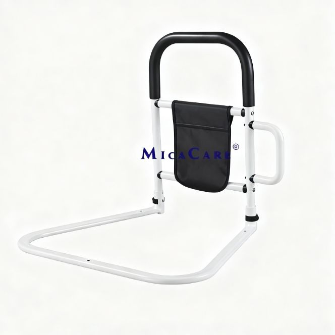 Adjustable Bed Safety Rail for Enhanced Mobility Support