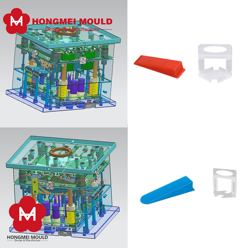 Tile Leveler Wedge Mould Tile Joint Leveling and Positioning Tool Custom Injection Mold