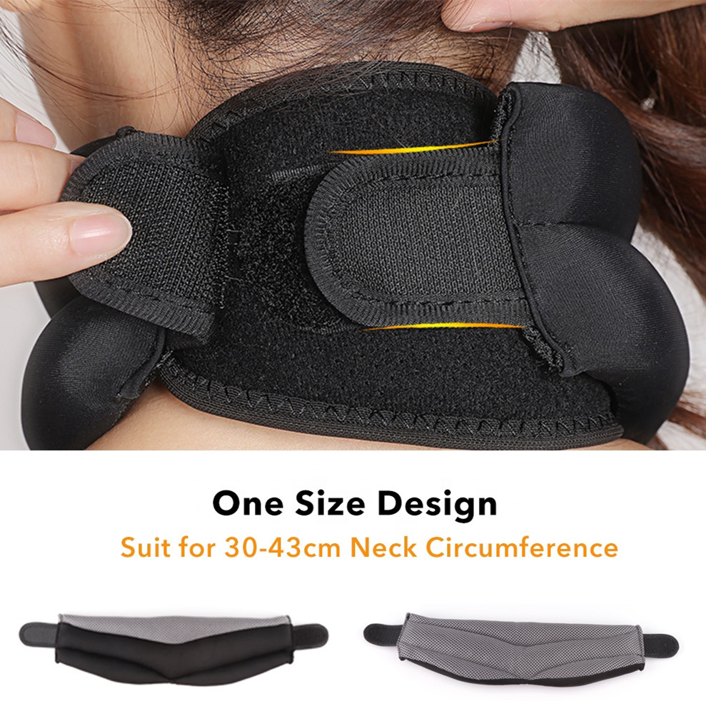 Amazon Hot Sale Adjustable Soft Cervical Spine Orthotics Pain Relieves Neck Support Cervical Traction Device