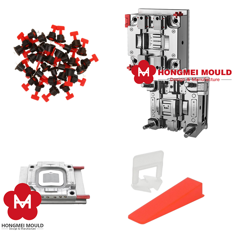 Tile Leveler Wedge Mould Tile Joint Leveling and Positioning Tool Custom Injection Mold
