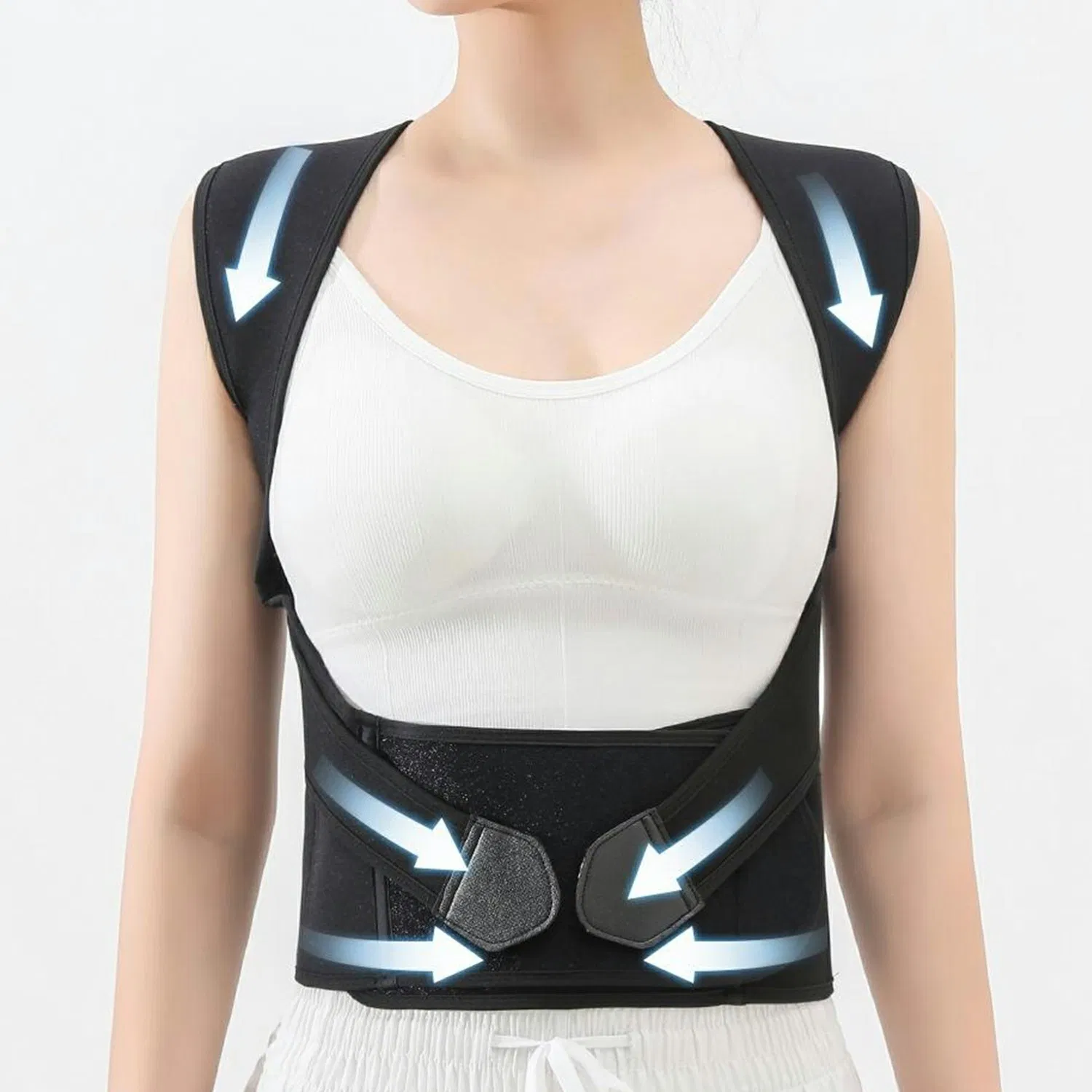 Ab149 Adjustable Back Posture Corrector Brace for Men and Women – Improve Posture, Relieve Back Pain, and Support Spinal Alignment