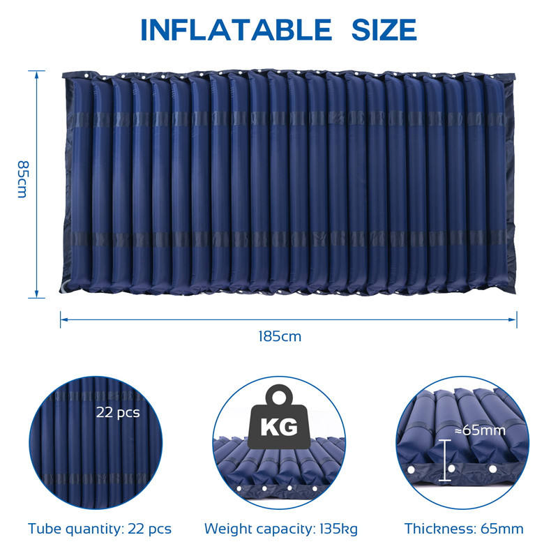Medical Hospital Bed Anti-Decubitus Bedsore Pressure Inflatable Air Mattress with Pump