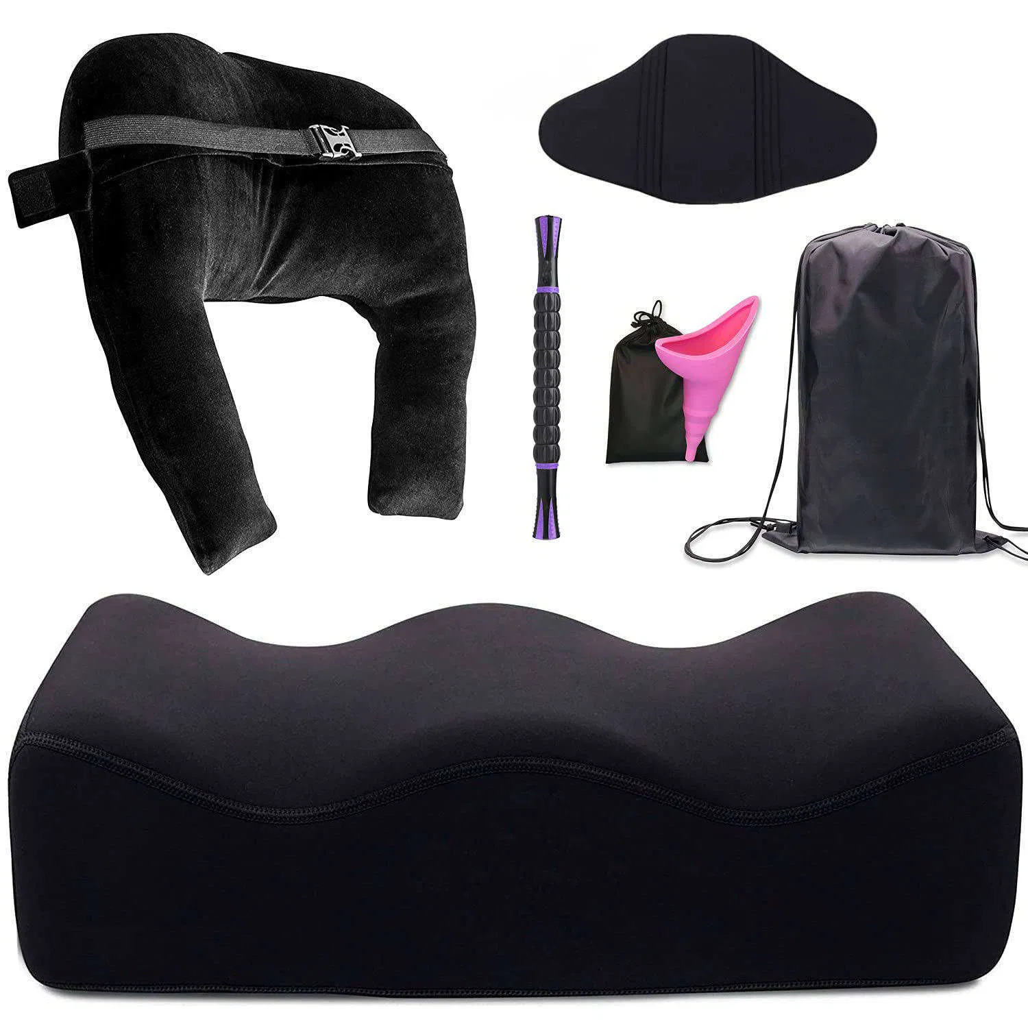 Custom Logo Massage Roller Stick Booty Butt Back Support 5PCS Pillow Set Shapewear Post Surgical Recovery Bbl Pillow with Bag