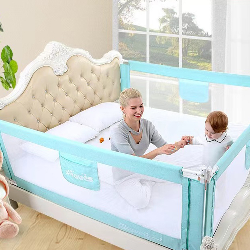 New Design Adjustable Crib Guard Children′ S Fenced Bed Barrier Baby Safety Rail