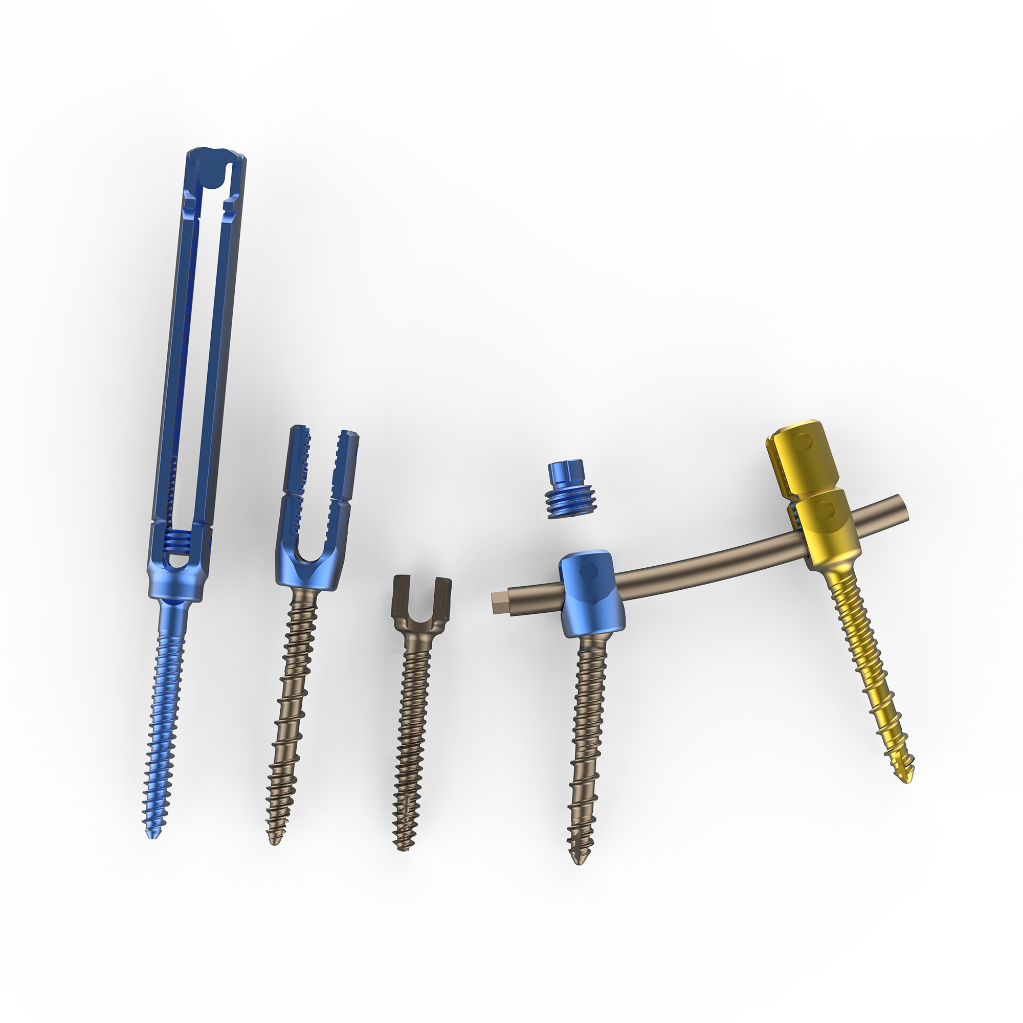 CANWELL Spinal Pedicle Screw  PercutaneousMinimally Invasive Long Arm Pedicle Screw MIS