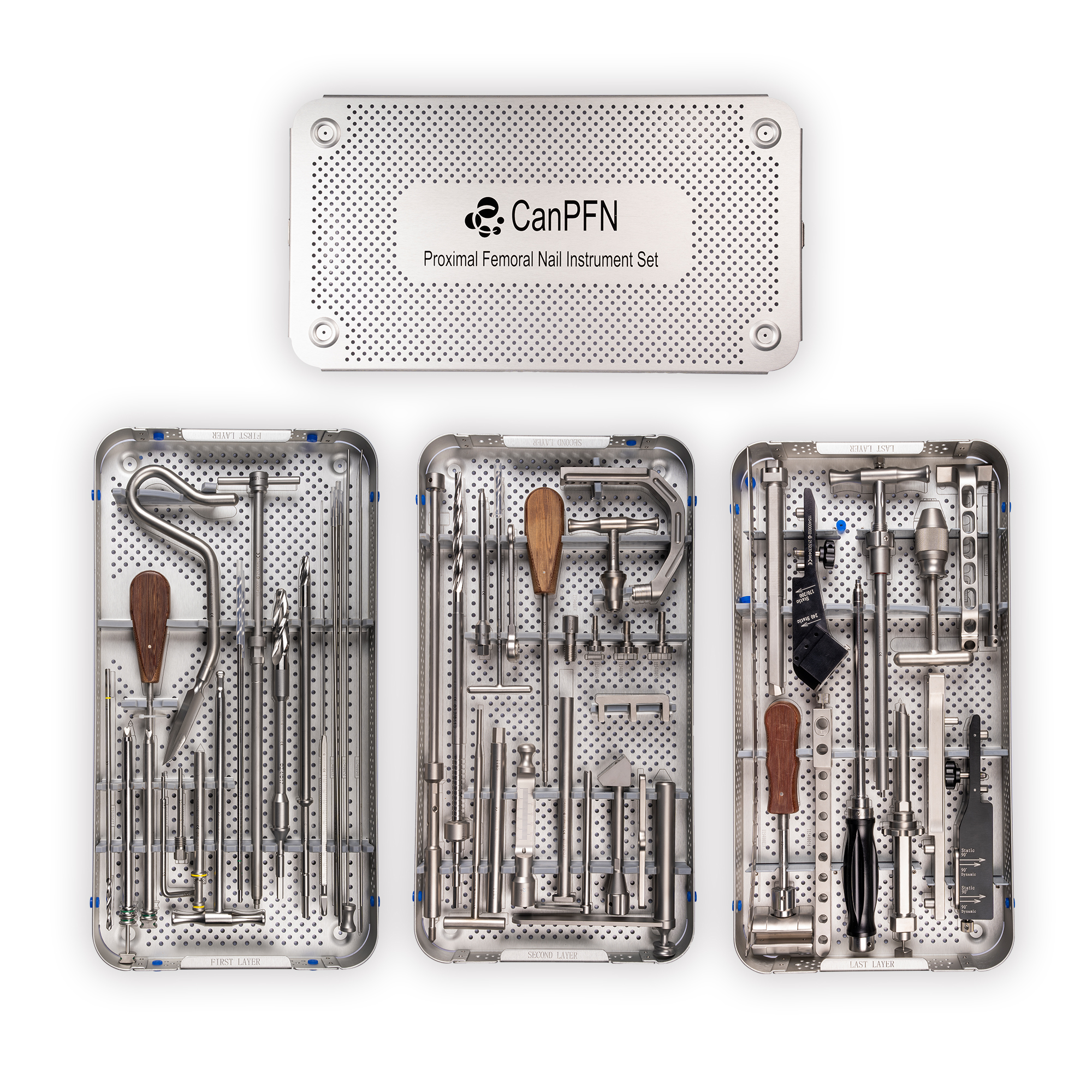 CANWELL PFNA Intramedullary Nail Instrument Kit Orthopedic Surgical Proximal Femoral Nail Instruments Set CE