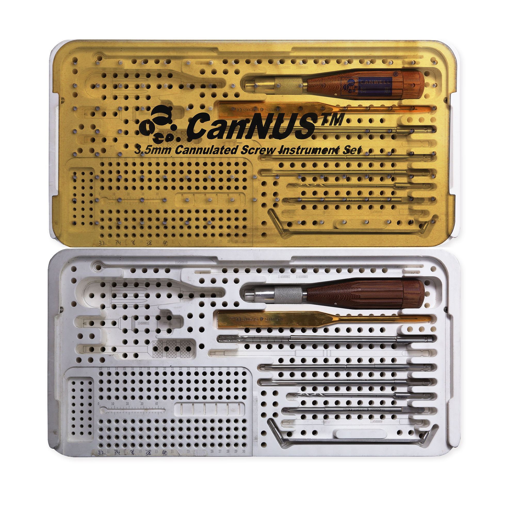 CANWELL Orthopedic Truma Screws Cannulated Screw Driver 3.0mm Cannulated Screw Instrument Set