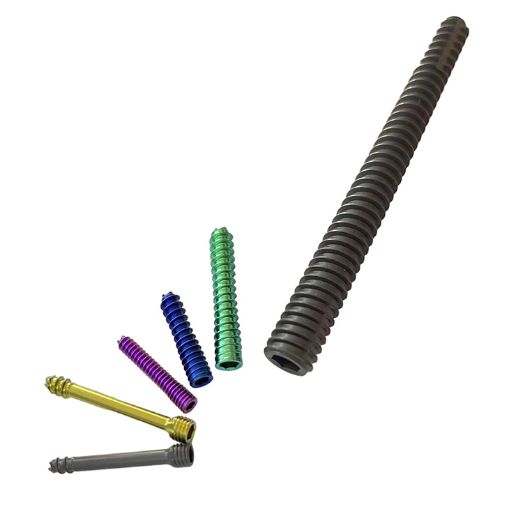 Interference Screw Medical Bone Screws Headless Compression Cannulated Bone Screw Cannulated Titanium