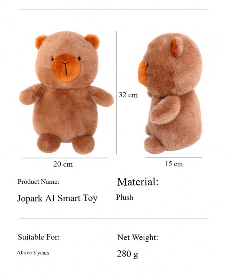 ODM AI Smart Super Soft Plush Bear Toy Intelligent Companion That Sings Speaks Multiple Languages Baby Bedtime Early Education