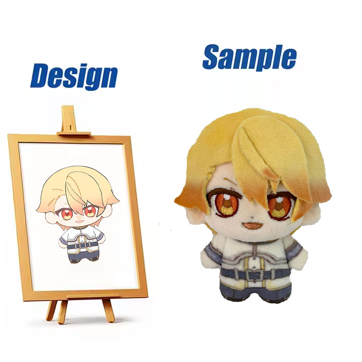 CE Supplier Plushie Doll Kpop Custom Cute Figure Anime Cartoon Plush Doll Symbolic Gift for Birthday