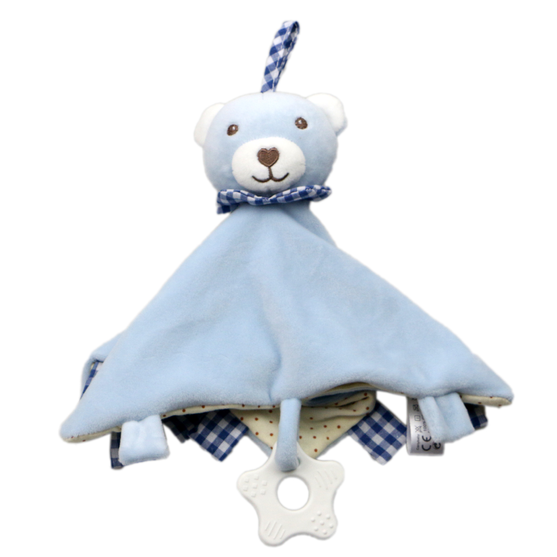 Baby Sleep Aid Stuffed Teether Soothing Towel Plush Security Blanket Baby Comforter Toy Kids Baby Soft Blanket