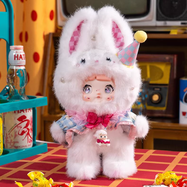 New BOB Nommi Nuomi Childhood Plush PVC Blind Box Movie &amp; TV Theme Unisex Fashion Toy Cute Doll Mystery Box 12+