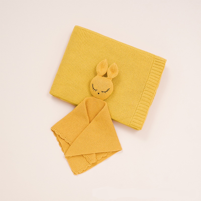 Cotton Knit Baby Blanket