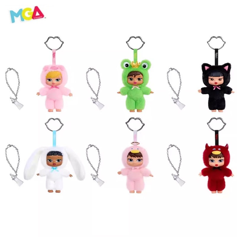 Original Wholesale MGA Bratzz Bratziez Iconz Plush Keychain Blind Box Collectible Vinyl Figure Toy Anime Fashion Collectors