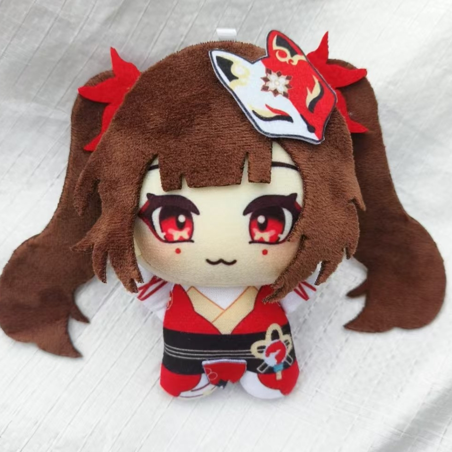 OEM ODM Customizable Plush Toys Anime Doll and Cartoon Character Keychains Stuffed Animals with PP Cotton Filling
