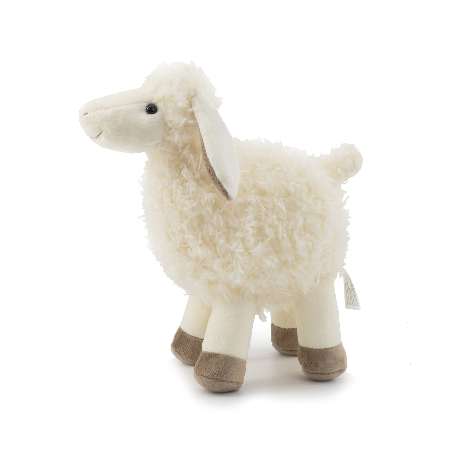 Super Soft Fluffy Sheep Plush White Lamb Stuffed Animal Woolly Toy for Baby Soothing Cuddle Realistic Farm Animal Doll Gift