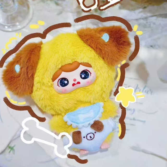 Baby Three Three Waka Movie &amp; TV Baby Animal PVC Plush Mystery Boxes Fun Blind Toy Pendant Gift with Surprise Feature 12+