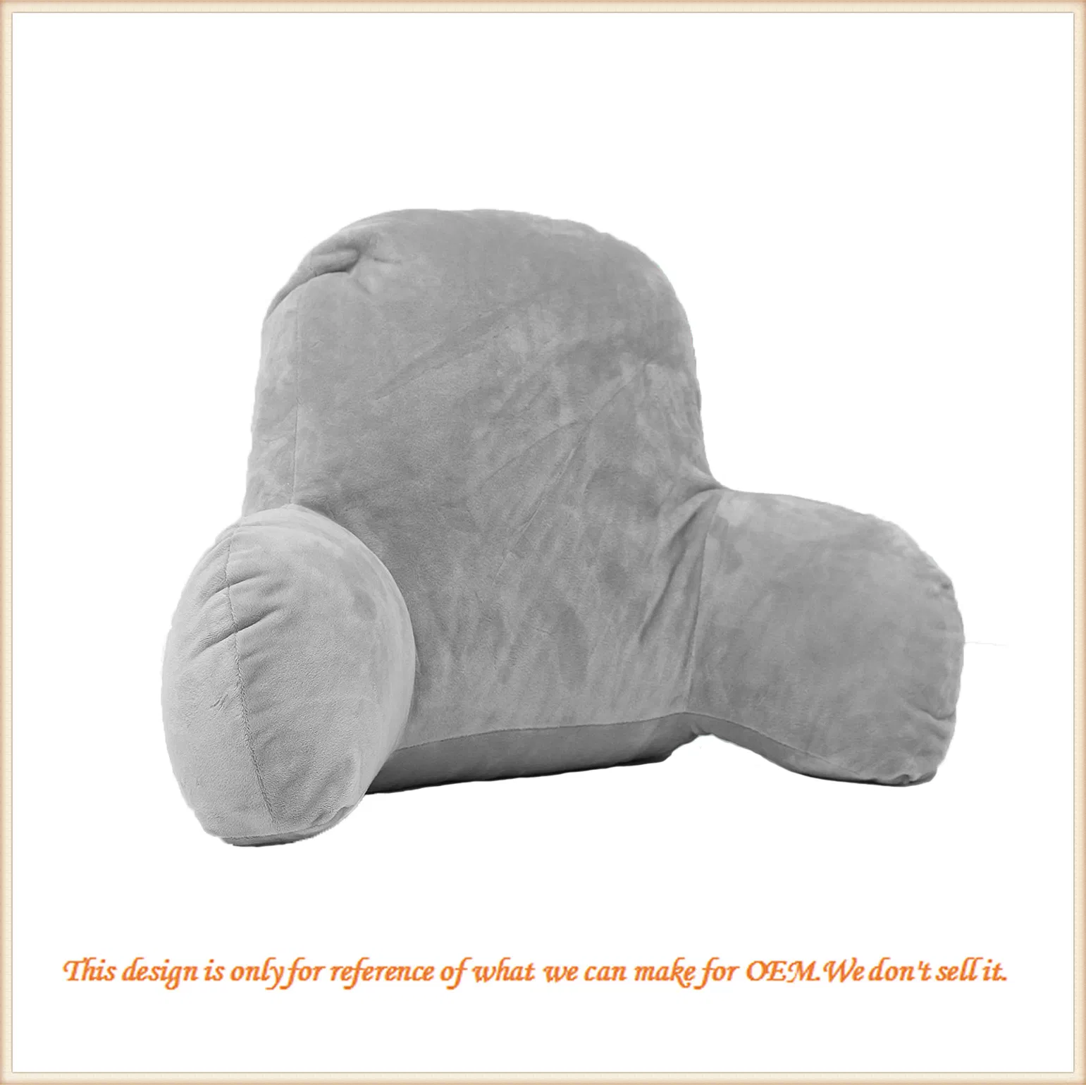 Custom Logo Design Comfortable Hug Pillow Throw Plush Backrest Cushion for All