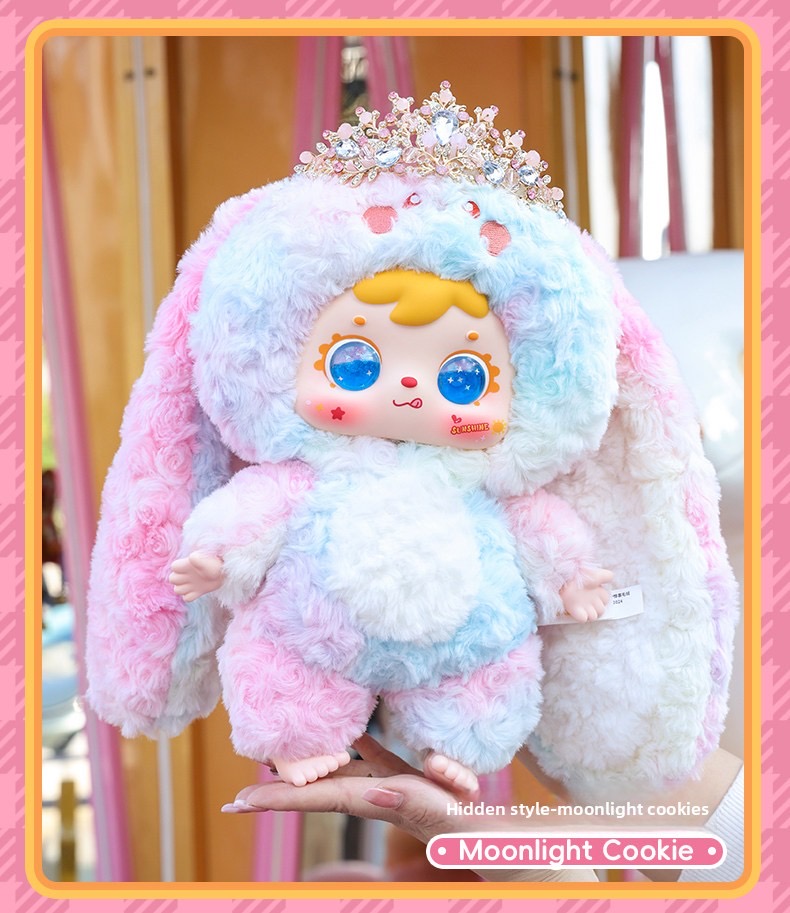 Samuel Full Sweetness 400% Cute Bunny Large Plush Movie TV Theme Blind Box Doll Set Original Packaging Home Decor Children's Day