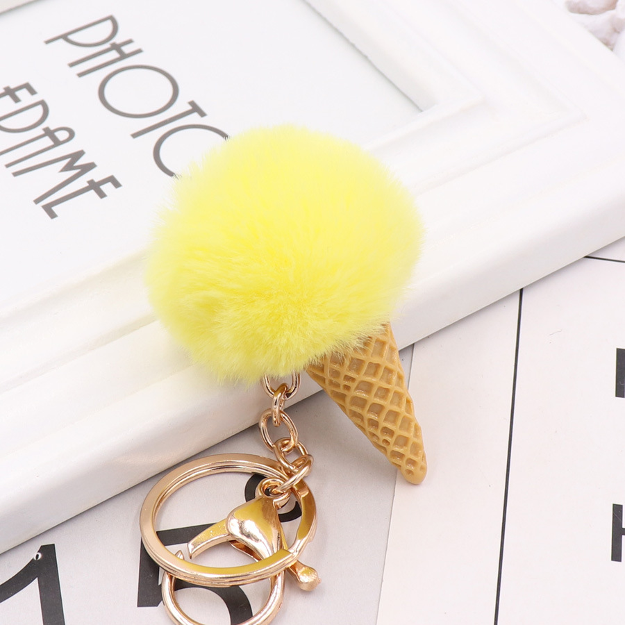 Ice Cream Cone Keychain