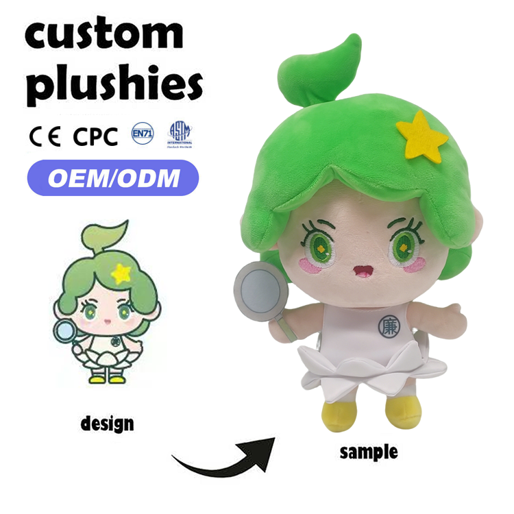 OEM Manufacturer Custom High Quality Plush Toy Cute Doll Customize Stuffed Animal Plushies Figure Toys