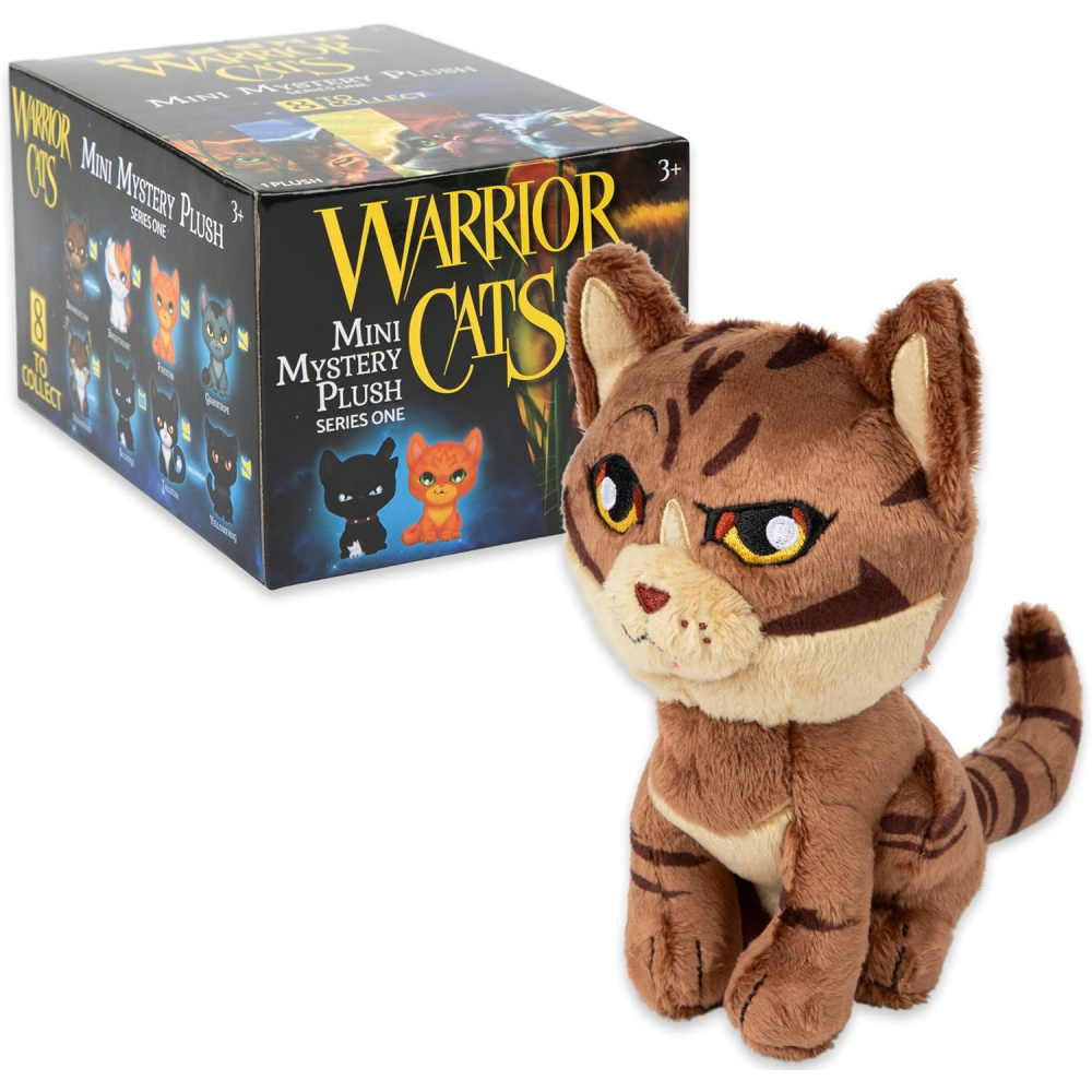 Warrior Cats Mini Mystery Plush Series 1 Blind Box Collectible Figure Toy for Anime and Book Fans