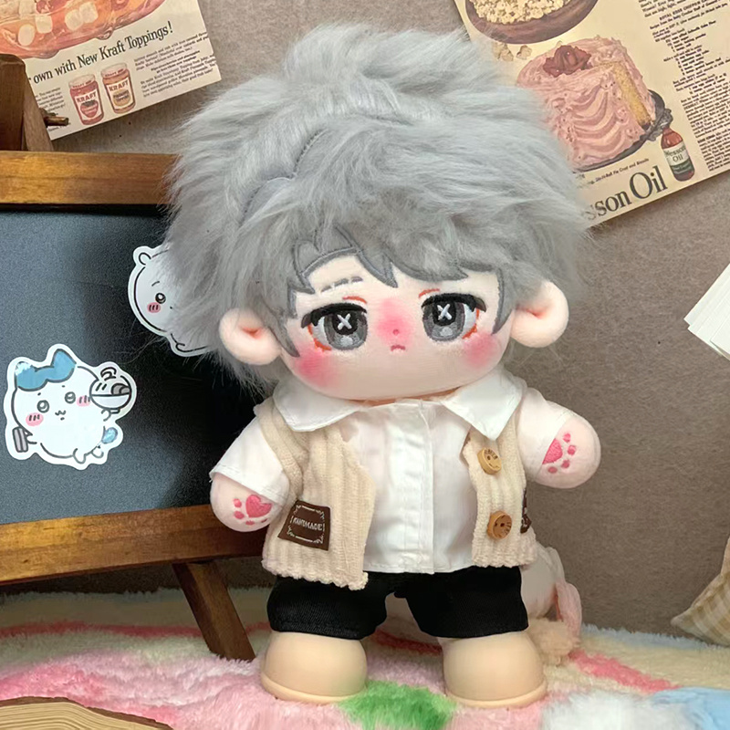 OEM ODM Anime Characters Super Soft Plush Doll 20cm Custom Identity V Cartoon Game Figure Eco-friendly Fabric for Home Decor