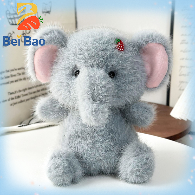 Factory Direct Supply Plush Toys Fluffy Stuffed Elephant Animal Plushies Dolls Peluches in Stock for Children Toy