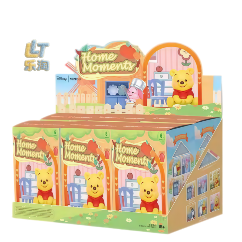 Wholesale Hot Selling Products MINISO Winn Nnie the Pooooh Home Time Series Popular Collectible Art Toy Blind Box for Girls