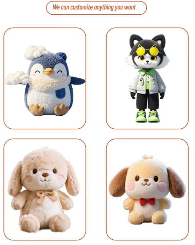 Creative Abstract Plush Toy Custom Fashion Film and Television Characters Plush Collection Doll Trendy Gift Enterprise IP Toys
