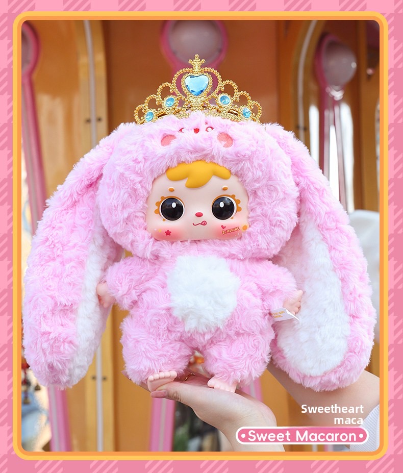 Samuel Full Sweetness 400% Cute Bunny Large Plush Movie TV Theme Blind Box Doll Set Original Packaging Home Decor Children's Day