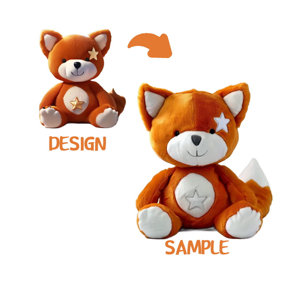 Customizable Super Soft Anime Plush Toy ODM Stuffed Toy With Embroidered Logo Washable and Factory Wholesaled for Babys