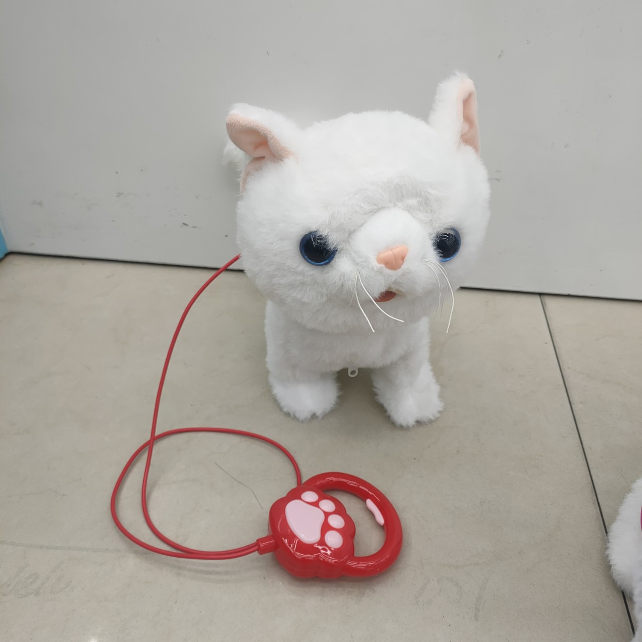 Children's Plush Toys Lick Cats Can Walk Touch Learn Words Sing Lick Tongue Shake Tail Interactive Educational Electric PP