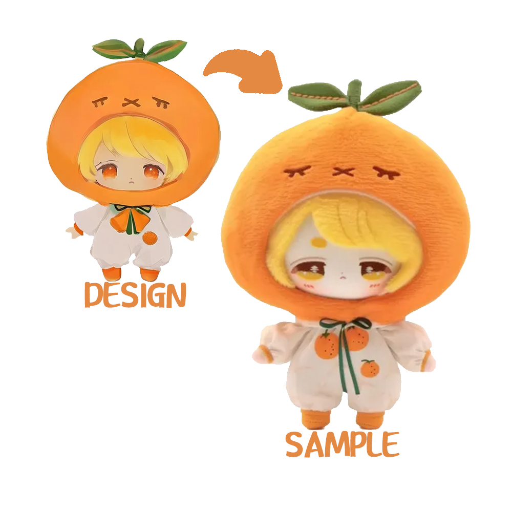 Customizable Super Soft Anime Plush Toy ODM Stuffed Toy With Embroidered Logo Washable and Factory Wholesaled for Babys