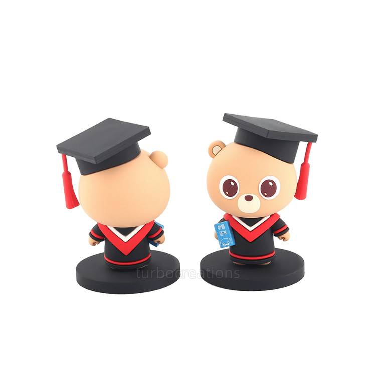 Small Animal Figurine Toys 3D PVC Action Figure Custom Logo Silicone Crafts Toys Figure For Promotional Gifts