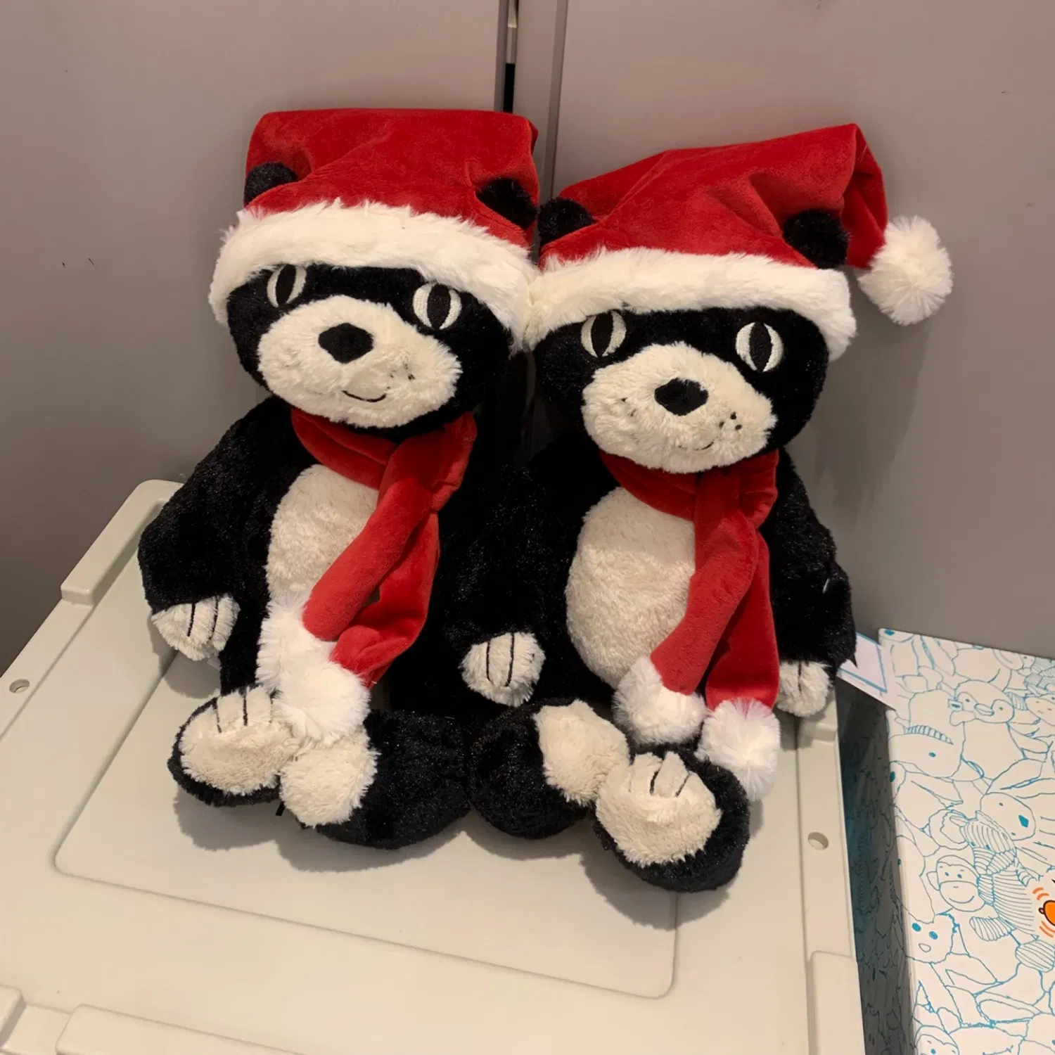 Lucky Christmas Cat Plush Toy Holiday Edition Festive Companion